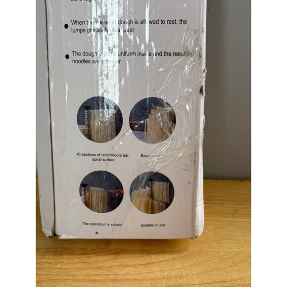 Red Collapsible Pasta Drying Rack With 16 Arms For Homemade Noodles - Picture 5 of 7